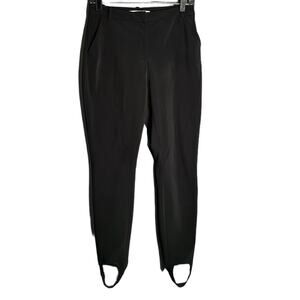 Anthro & other stories Black Dress Pants With Stirrups Size 8